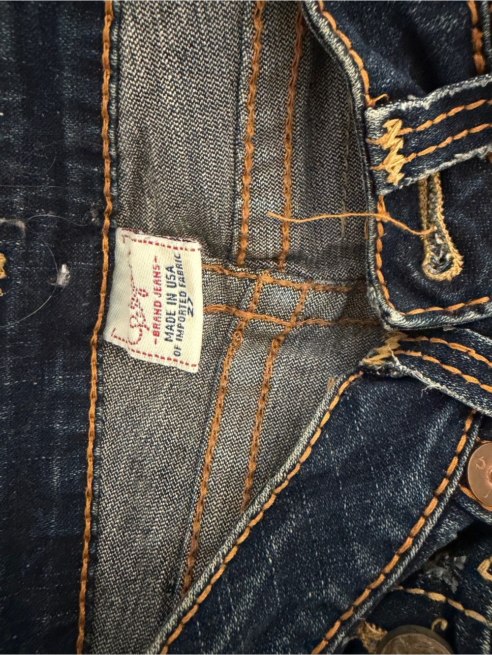 Woman Jeans true religion with Swarovski crystal